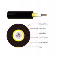 China Central Loose Om3 Pulling Fiber Optic Cable Through Ducts 250um 12F 6MM HDPE on sale