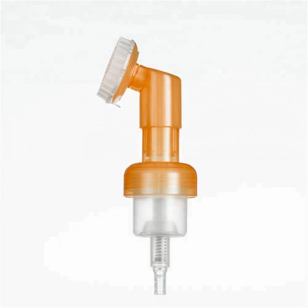 Solid Orange Reusable Foaming Soap Dispenser With Soft And Food Grade Silicone