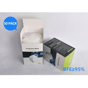 4 Ply N95 Disposable Face Mask For Virus Portection / N95 Earloop Mask