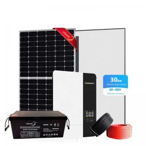 China Roof Mounting Off Grid Solar Energy System Complete Kit 25KW 30KW supplier