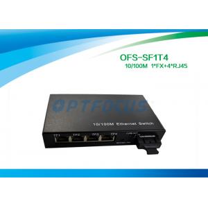 China 4 optiques mettent en communication le commutateur 10/100BASE - Tx 100BASE d'Ethernet - Fx 125×27×85 millimètre supplier