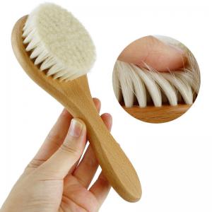 China Beech Wood Horsehair Shoe Brush For Cleaning Shoe Scrubbing Brush supplier