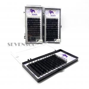 C / D Curl Russian Volume Eyelash Extensions Silk And Mink Material Soft Feeling
