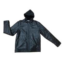 China Polyurethane Pu Leather Puffer Jacket Mens on sale