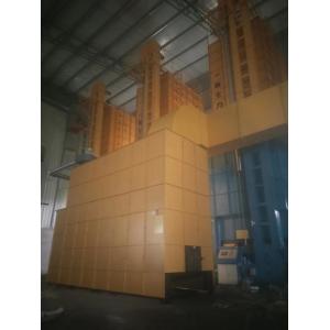 Wood Pellet Biomass Burner , Yellow Color Auto Control Grain Dryer Heat Provider