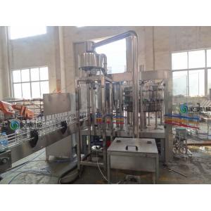 China PET Bottle Carbonated Drink Filling Machine / 8Kw Power Drink Canning Machine supplier