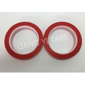 Red Polyester PET Transformer Insulation Tape Excellent For Decorative Striping