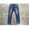 Soft Handfeel Mens Denim Jacket And Jeans Dark Wash Skinny Denim Jeans TW73248