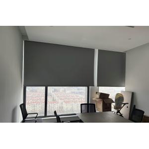 China Automatic Battery Operated Motorized Blackout Zebra Roller Blinds Curtains For Windows Zigbee APP wholesale