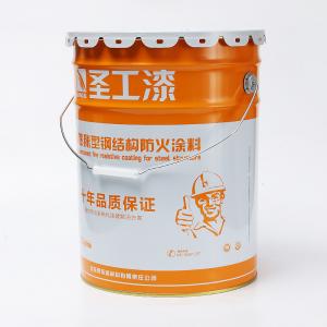 Steel 5 Gallon Metal Pails For Storing Of Fire Retardant Chemical Coatings