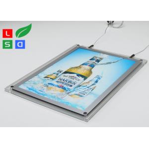 2mm Clear Acrylic LED Crystal Light Box HS Code 94056000 For Ceiling Hanging