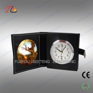 Fashion Travel alarm Clock with Photo Frame for both retailing and promoting