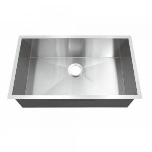 16 Gauge Stainless Steel Single Basin Undermount Kitchen Sink Rectangular Shape