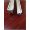 China LED Light Silvery 6063 T5 Industry Heat Sink Aluminum Profiles Length 560mm wholesale
