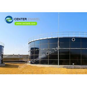 China 30000 Gallons Glass Fused Steel Tanks / GFS Agriculture Water Tanks For Cow Plant supplier