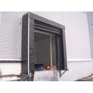 China Food Factory or Warehouse Truck Inflatable Dock Shelters Inflate themselves By Air Pump 380V supplier