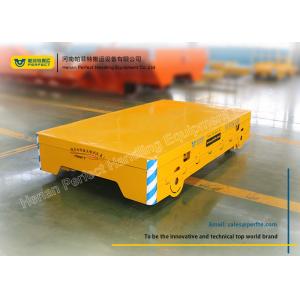 China 30 ton trackless flat transport cart for steel billets transport supplier