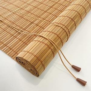 1.8m Nature Bamboo Roll Up Shade For Windows Colorful Roman Curtains Light Filtering