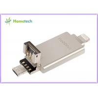 China Multifunctional Custom Mobile Phone USB Flash Drive Surpport iPhone / Android on sale