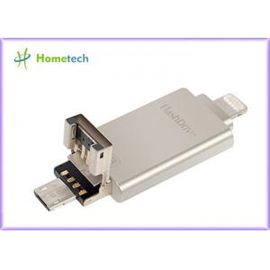 China Multifunctional Custom Mobile Phone USB Flash Drive Surpport iPhone / Android supplier