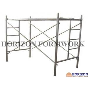 Multi - Function Ladder Frame Scaffolding Q235 Steel Pipe For Construction Work