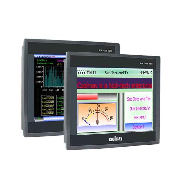 el panel del PLC HMI del color de 408MHz 60K integrado para la maquinaria plástica
