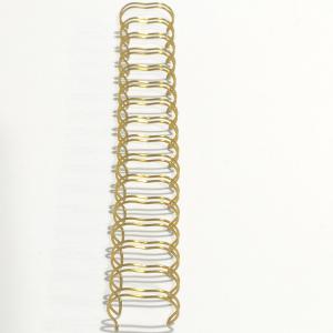 Doble espiral de oro Ring Loop Binding Wire del alambre 5/8 pulgada para los cuadernos de las hojas intercambiables