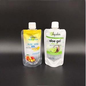 China 30ml 50ml Liquid Packaging Plastic Bag Fruit Juicy Jelly Pouches With Spout supplier