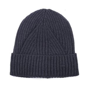 China Hot Selling Wool Knitted Hat Winter Beanie Hat Fashion Striped Outdoor Winter Hats for Adults supplier