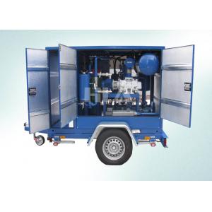 Low Operating Cost Transformer Mobile Oil Purifier With Siemens PLC Auto Control System