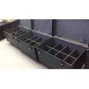 6 In 1 Lighting Flight Case / Custom Road Cases For Led Slim Par Light