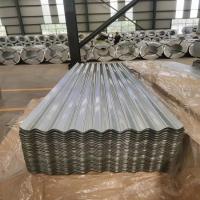 China DX51D PPGI Wavy Trapezoid Shape 16 Gauge PPGI Steel Sheet Corrugated Steel Roofing Sheet on sale