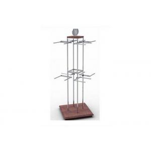 China Clothing Store Gondola Display Stands With Steel Hanging Bars 1000 * 1000 * 2400MM wholesale