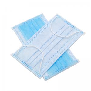 China Three Layers Non Woven Face Mask  , Earloop Face Mask  Good Skin Tolerance supplier