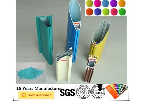 Aluminium Profile Quality Powder Coating , Different Color Powder Coating On