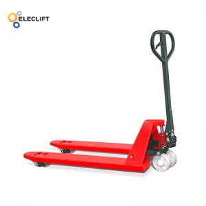 Galvanized Manual Lift Truck Pallet Forklift With Customized Fork