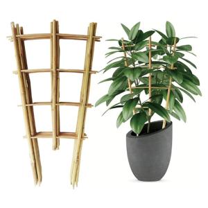 China Fabrica de suministro directo hecha a mano 24 pulgadas de bambú U trellis estacas de gancho para el jardín supplier