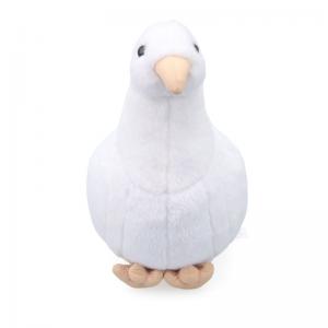 OEM Innovative White Dove Toy With Polypropylene Cotton Filling