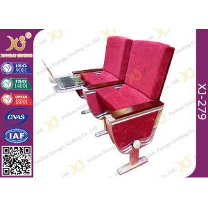 China Full Size Foldable Table Conference Hall Chairs With High Speed Rail Design Table supplier