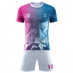 Durable V Neck Football Team Uniforms , Multiscene Reversible Soccer Jersey