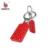 China Aluminum safety lockout hasp with locking diameter 1.5 inch but 8 holes diameter 8 mm wholesale