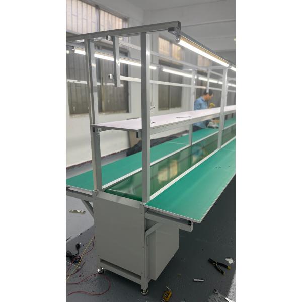 High-Capacity Three-Row Belt Conveyor for Multi-Stage Operations