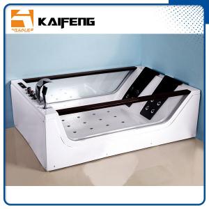 Double Glass Apron Jacuzzi Whirlpool Bath Tub With Air Switch Control