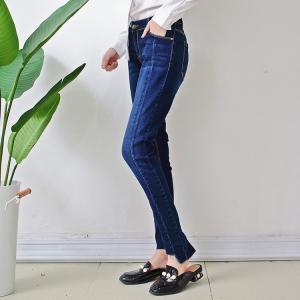 China Super skinny fit Unique bottom women denim jeans supplier