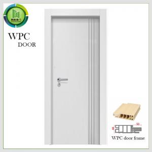 Sound Insulation Interior Painting WPC Door 2050mm Length Bedroom Use