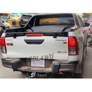 China Toyota Hilux Revo Rear Spoiler Aftermarket Accessories / Black Car Spoilers wholesale