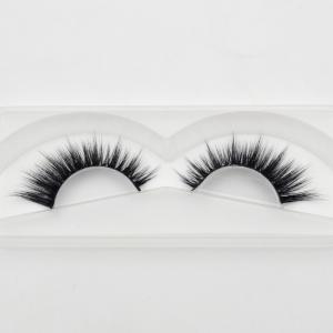 China 1 Pair Gorgeous Black Corss Silk Fiber Handmade False Eyelashes Big wholesale