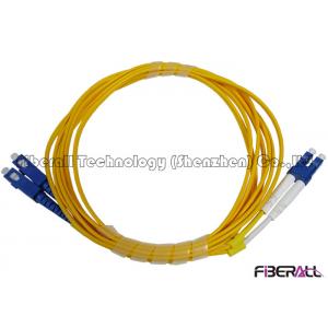 Premium High Return Loss optical fiber patch cord LC To SC Patch Cord For Telecom