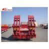 4 Axles Extendable Semi Trailer Front And Rear Hydraulic Type With Hidden Tires