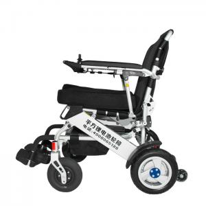 China Lithium Ion ISO13485 125KG Foldable Electric Wheelchair supplier